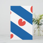 Papeterie Drapeau de la Frise (Debout devant)