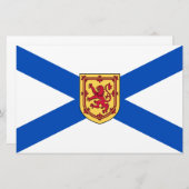 Papeterie Drapeau de la Nouvelle-Écosse (Province canadienne (Devant / Derrière)
