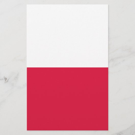 Papeterie Drapeau de la Pologne (Devant)