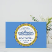 Papeterie Drapeau de la ville de Boston (Massachusetts) (Debout devant)