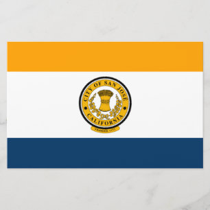Papeterie Drapeau de la ville de San José (Californie)