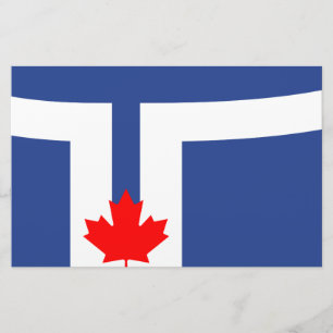 Papeterie Drapeau de la ville de Toronto (Canada)