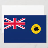 Papeterie Drapeau de l'État d'Australie-Occidentale (Devant / Derrière)