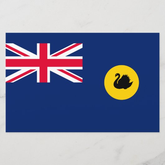 Papeterie Drapeau de l'État d'Australie-Occidentale (Devant)