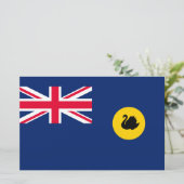 Papeterie Drapeau de l'État d'Australie-Occidentale (Debout devant)