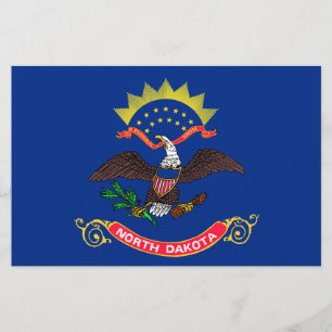 Papeterie Drapeau de l'État du Dakota du Nord (Dakota du Nor
