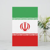 Papeterie Drapeau de l'Iran (Debout devant)