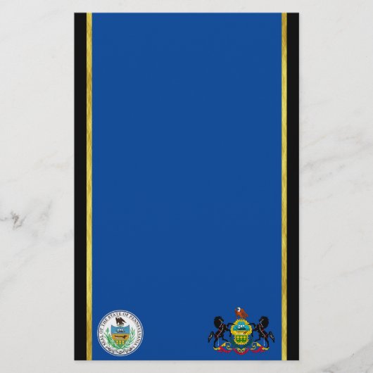 Papeterie Drapeau de Pennsylvanie (Devant)