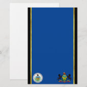 Papeterie Drapeau de Pennsylvanie (Devant / Derrière)