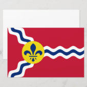 Papeterie Drapeau de Saint-Louis (Missouri) (Devant / Derrière)