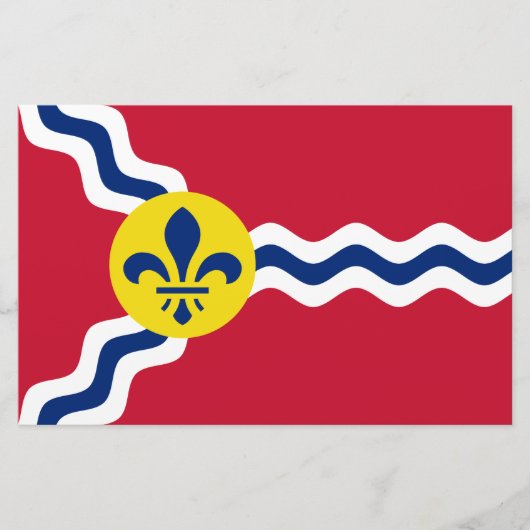 Papeterie Drapeau de Saint-Louis (Missouri) (Devant)