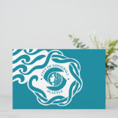 Papeterie Drapeau de Seattle (État de Washington) (Debout devant)