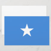 Papeterie Drapeau de Somalie (Devant / Derrière)