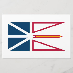 Papeterie Drapeau de Terre-Neuve-et-Labrador (Canada)