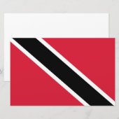 Papeterie Drapeau de Trinité-et-Tobago (Devant / Derrière)