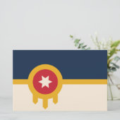 Papeterie Drapeau de Tulsa (Oklahoma) (Debout devant)
