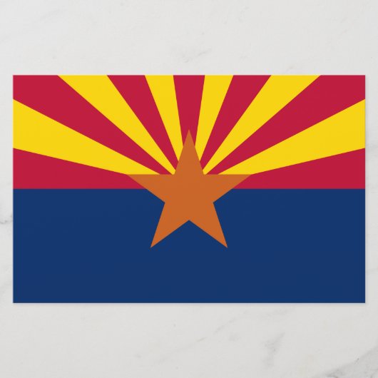 Papeterie Drapeau d'État de l'Arizona (Devant)