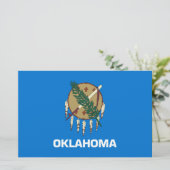 Papeterie Drapeau d'État de l'Oklahoma (Debout devant)