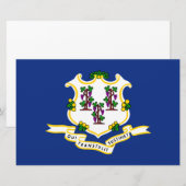 Papeterie Drapeau d'État du Connecticut (Devant / Derrière)