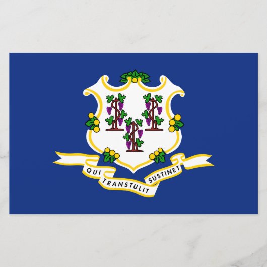 Papeterie Drapeau d'État du Connecticut (Devant)