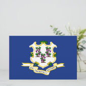 Papeterie Drapeau d'État du Connecticut (Debout devant)