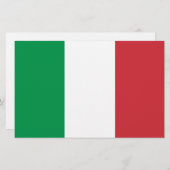 Papeterie Drapeau d'Italie (Devant / Derrière)