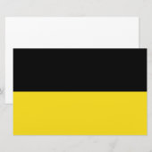 Papeterie Drapeau du Bade-Wurtemberg (État allemand) (Devant / Derrière)