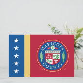 Papeterie Drapeau du comté de Maricopa (Arizona) (Debout devant)