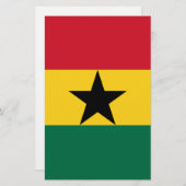 Papeterie Drapeau du Ghana (Devant / Derrière)