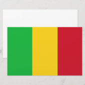 Papeterie Drapeau du Mali (Devant / Derrière)