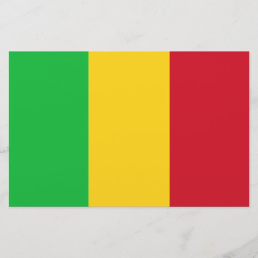 Papeterie Drapeau du Mali (Devant)