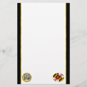 Papeterie Drapeau du Maryland