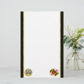 Papeterie Drapeau du Maryland (Debout devant)