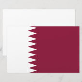 Papeterie Drapeau du Qatar (Devant / Derrière)