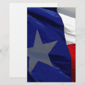 Papeterie Drapeau du Texas Pop Art (Devant / Derrière)