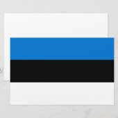 Papeterie Drapeau estonien (Devant / Derrière)