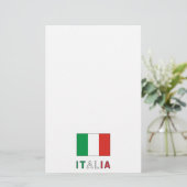 Papeterie Drapeau et mot Italia (Debout devant)
