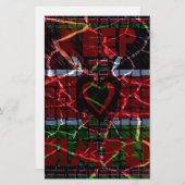 Papeterie Drapeau fissuré : Faites simple - Résilience kenya (Devant / Derrière)