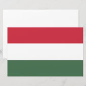 Papeterie Drapeau hongrois (Devant / Derrière)