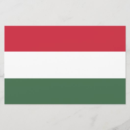 Papeterie Drapeau hongrois (Devant)