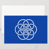 Papeterie Drapeau international de la planète Terre (Devant / Derrière)