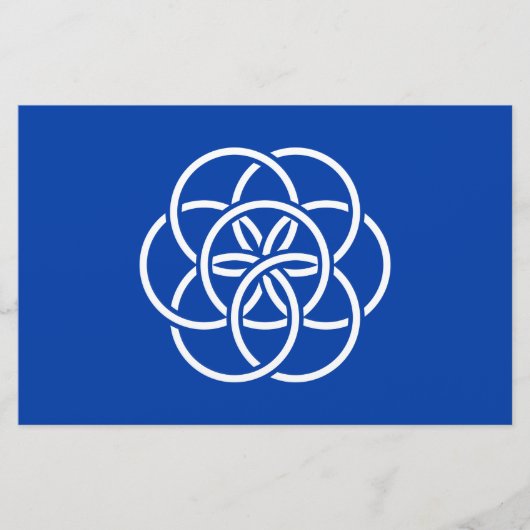 Papeterie Drapeau international de la planète Terre (Devant)