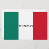 Papeterie Drapeau italien Italia Il Tricolore (Devant / Derrière)