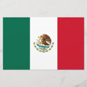 Papeterie Drapeau mexicain (Mexique) (Devant)