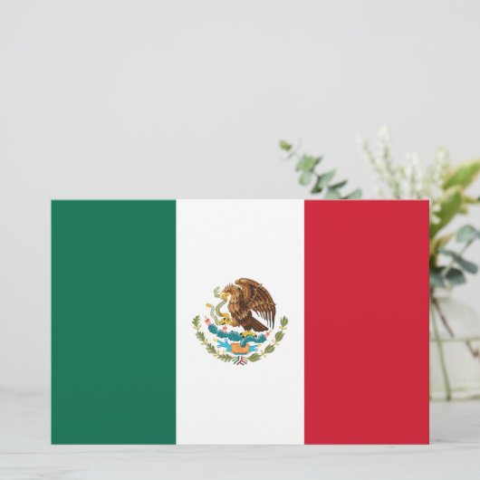 Papeterie Drapeau mexicain (Mexique) (Debout devant)