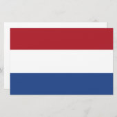 Papeterie Drapeau néerlandais (Devant / Derrière)