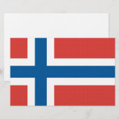 Papeterie Drapeau norvégien (Devant / Derrière)