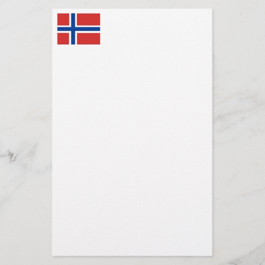 Papeterie Drapeau norvégien fait sur commande (Norske Flagg) (Devant)