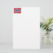 Papeterie Drapeau norvégien fait sur commande (Norske Flagg) (Debout devant)