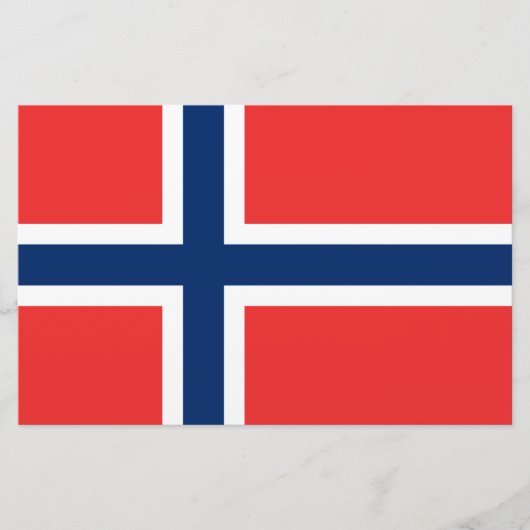 Papeterie Drapeau norvégien (Norvège) (Devant)